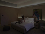 高價眾籌購買作品-歐美範爆乳肥臀模特希白兔兔超大尺度私拍 穿著透視豹紋連體情趣裝 淫聲浪語誘惑挑逗～1080P超清