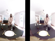 Mother Noemi suck and fuck lucky son in VR porn