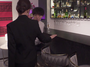 [START-186] ハネムーン中の新婚夫婦から旦那をお触り誘惑 館内で寝取り口淫セックスをくり返す淫乱美人なホテルスタッフ 渚恋生 - 2of5