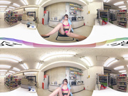 Japanese slut's cure for boredom is pussy-fingering