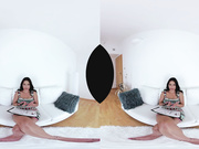 Sanny in VR for The First Time!